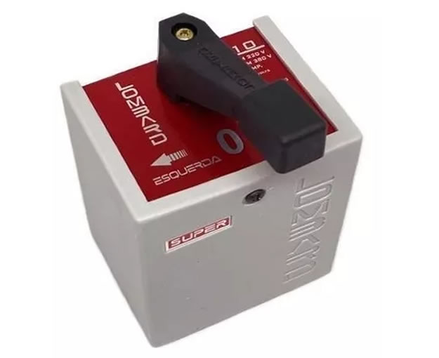 Chave Reversora Trifásica 30AMP 220V Lombard