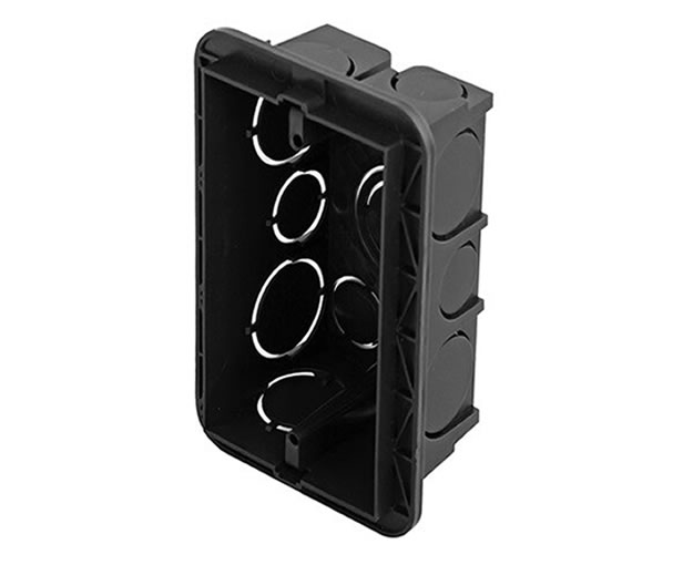 Caixa PVC 4×2 Preta Multitoc Anti Chamas