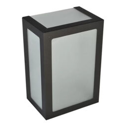 Arandela 5 Vidros 6213 Preto Externo 1E27