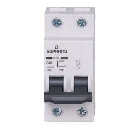 Disjuntor DIN Bipolar “C” 40A 3KA – SOPRANO