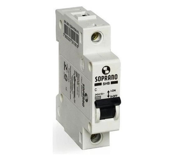 Disjuntor DIN Unipolar “C” 40A 3KA – SOPRANO