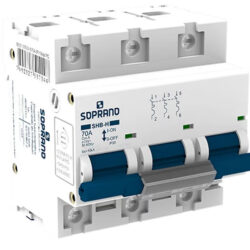 Disjuntor DIN Tripolar “C” 100A 10KA – SOPRANO
