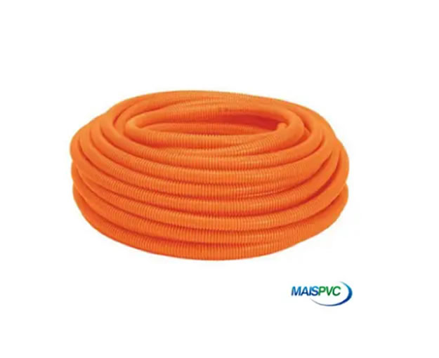 Mangueira Corrugada 3/4″ Laranja