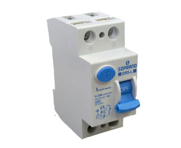 Interruptor DR Bipolar 25A 30MA – Soprano