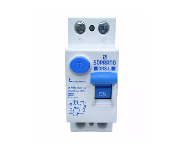 Interruptor DR Bipolar 40A 30MA – Soprano