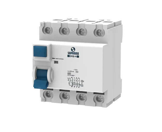 Interruptor Din Dr Tetrapolar 40A 30MA – Soprano