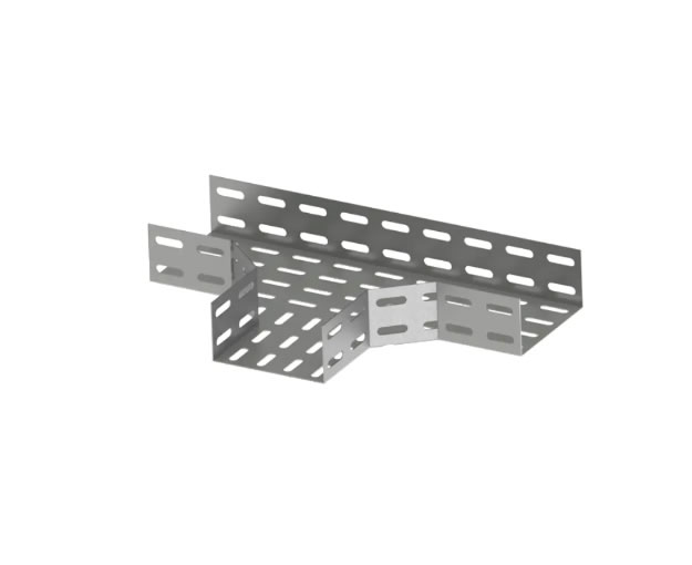 TE Horizontal perfurado 90º para Eletrocalha 50X50