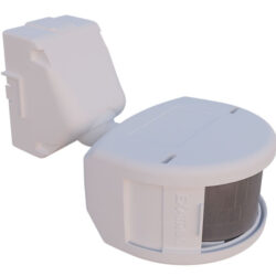 Sensor de presença frontal externo 180° Branco – Exatron