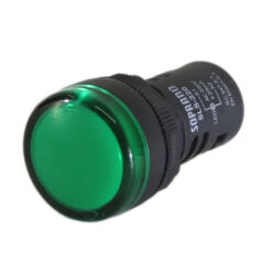 Sinalizador LED Verde 22mm 220V – Soprano