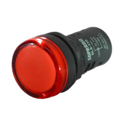 Sinalizador LED Vermelho 22mm 220V – Soprano