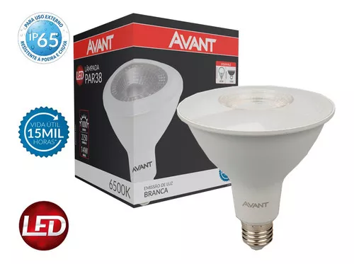 Lâmpada PAR38 LED 14W 6500K Bivolt E27 E27 Bivolt – Avant
