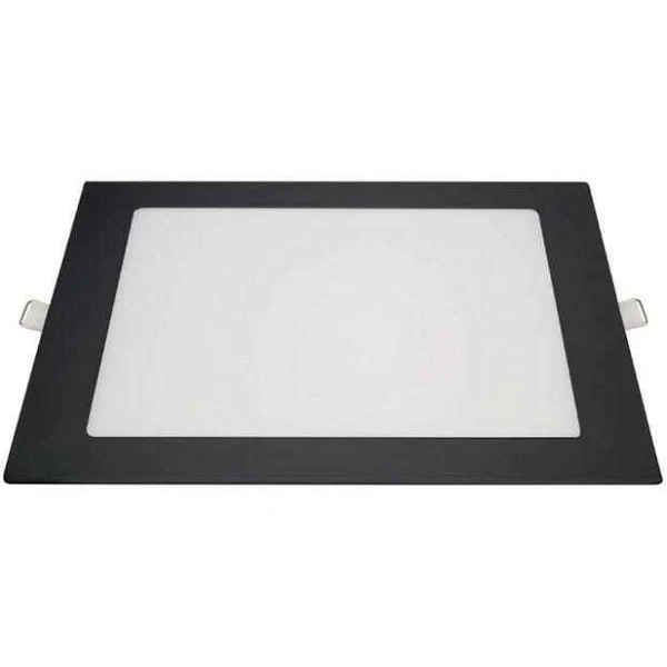 Painel LED de Embutir com Borda Preta 22×22 18W Bivolt – Blumenau
