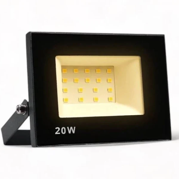 Refletor LED Slim Preto 20W Bivolt – LED Triângulo