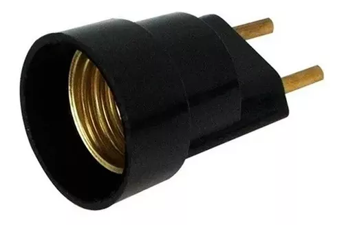 Soquete Adaptaror Plug Macho E27 PT – Decorlux