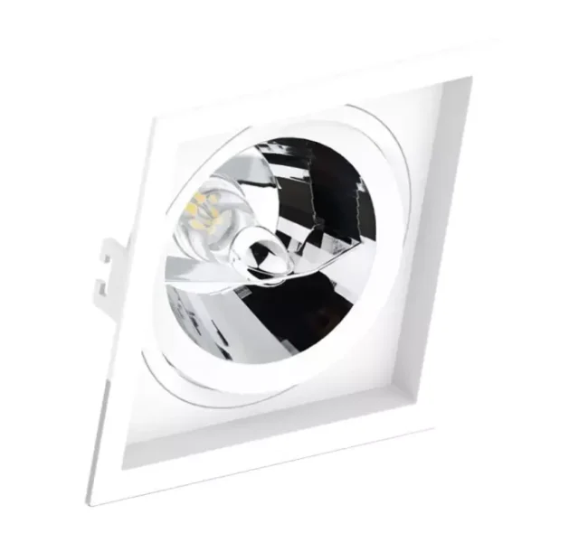 Spot Embutido Ar70 Quadrado Recuado Save Energy