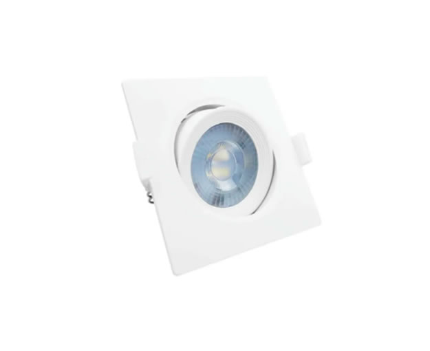 Spot Led Embutir Quadrado MR16 7W 6.500K Galaxy -