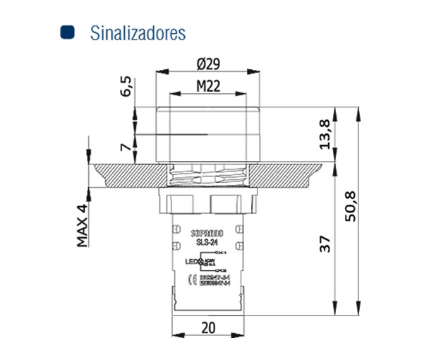 sinalizador-led-verde-220v-soprano-