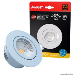 spot led embutir avant